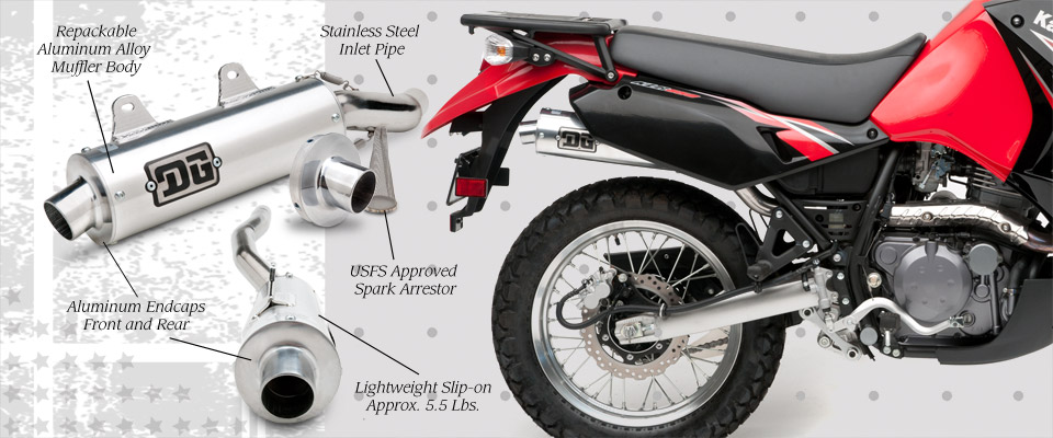 Off-Road Bike Exhaust Systems- DG Performance - Winning
